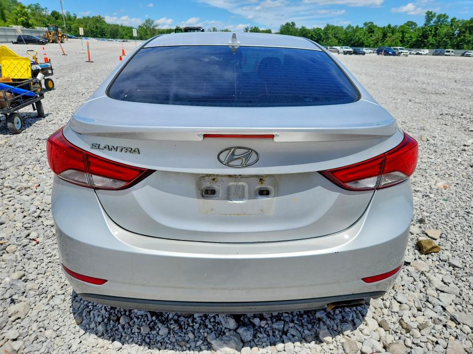 2015 Hyundai Elantra VIN KMHDH4AH6FU372235 COPART salvage auction — MECHANICAL, Oh - Certificate Of Title, sold $1,650 on 2026-07-24 (photo 6)