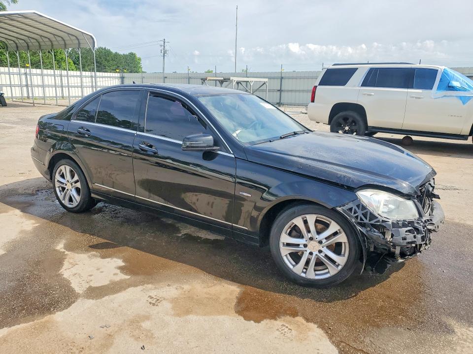 2012 Mercedes-benz VIN WDDGF4HB3CR236237 COPART salvage auction — FRONT END, SC - CERT OF TITLE-SALVAGE, sold $350 on 2026-07-29 (photo 4)
