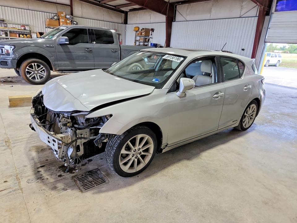 2011 Lexus Ct 200 VIN JTHKD5BH7B2019972 COPART salvage auction — FRONT END, VA - CERT OF TITLE - SALVAGE, sold $1,600 on 2026-07-17 (photo 1)
