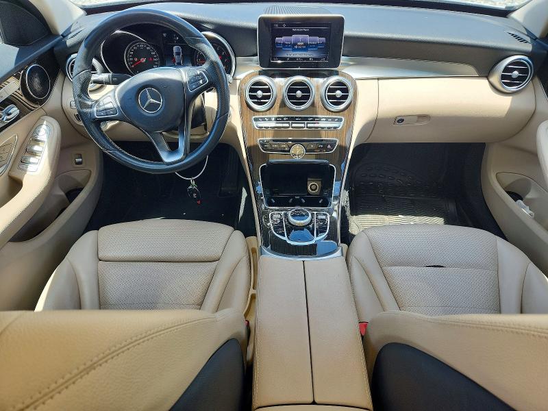 2018 Mercedes-benz C-klasse VIN WDDWF4JB3JR330833 COPART salvage auction — FRONT END, Ga - Cert Of Title-Salvage, sold $5,400 on 2026-08-11 (photo 8)