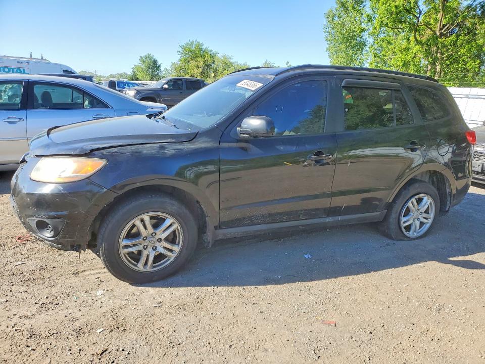 2011 Hyundai Santa fe VIN 5XYZG3AB5BG033917 COPART salvage auction — UNDERCARRIAGE, On - Permit Salvage, sold $825 on 2026-07-09 (photo 1)