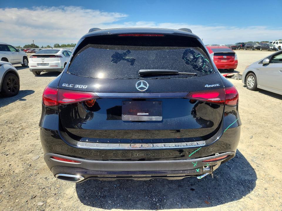 2024 Mercedes-benz Glc VIN W1NKM4HB7RF196340 COPART salvage auction — VANDALISM, Ca - Salvage Certificate, sold $21,700 on 2026-07-21 (photo 6)
