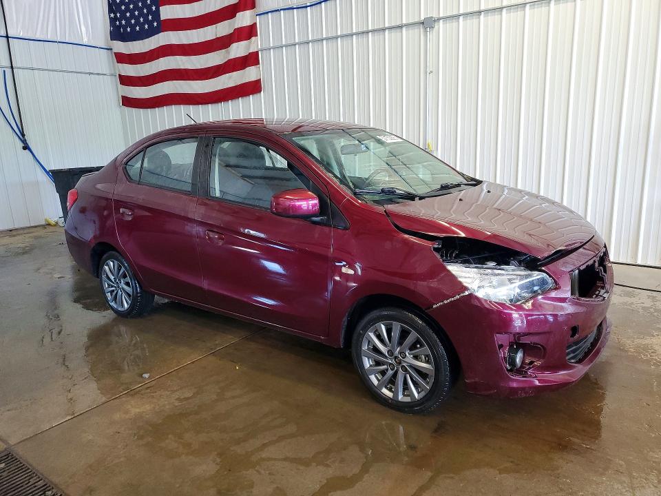 2018 Mitsubishi VIN ML32F3FJ3JHF07184 COPART salvage auction — FRONT END, Pa - Certificate Of Salvage, sold $700 on 2026-07-08 (photo 4)