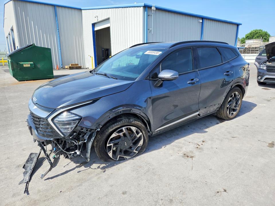 2023 Kia Sportage VIN 5XYK53AF9PG070731 COPART salvage auction — FRONT END, Ok - Cert Of Title-Salvage, sold $300 on 2026-07-31 (photo 1)