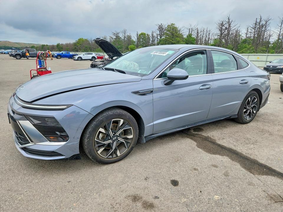 2024 Hyundai Sonata VIN KMHL64JA2RA424793 COPART salvage auction — FRONT END, Ny - Mv-907A Salvage Certificate, sold $7,300 on 2026-07-27 (photo 1)