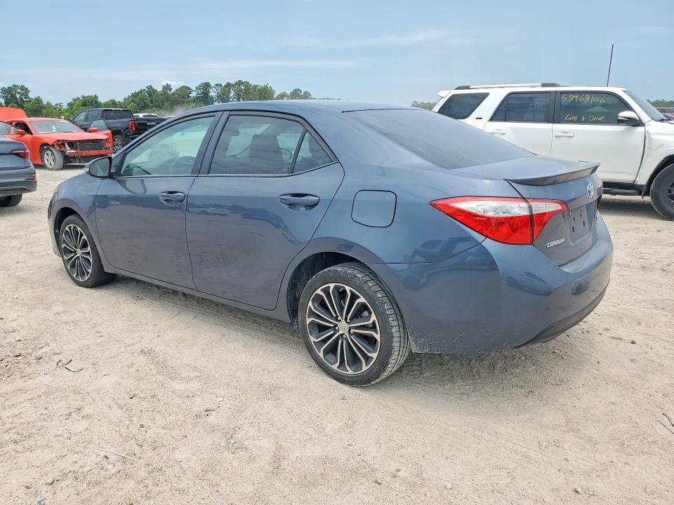 2016 Toyota Corolla VIN 5YFBURHE0GP460423 COPART salvage auction — WATER/FLOOD, Tx - Salvage Title-Flood Damage, sold $2,400 on 2026-07-14 (photo 2)