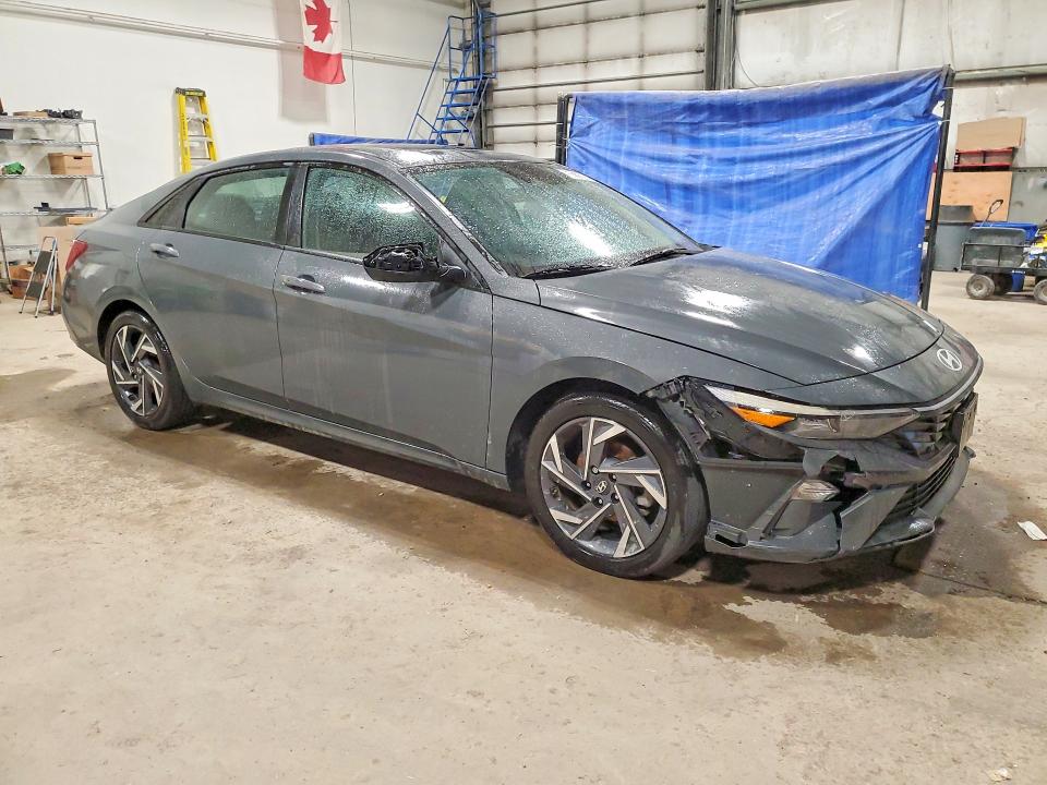 2025 Hyundai Elantra VIN KMHLM4DG7SU915483 COPART salvage auction — FRONT END, On - Permit No Brand - Unfit (P), sold $10,600 on 2026-07-29 (photo 4)