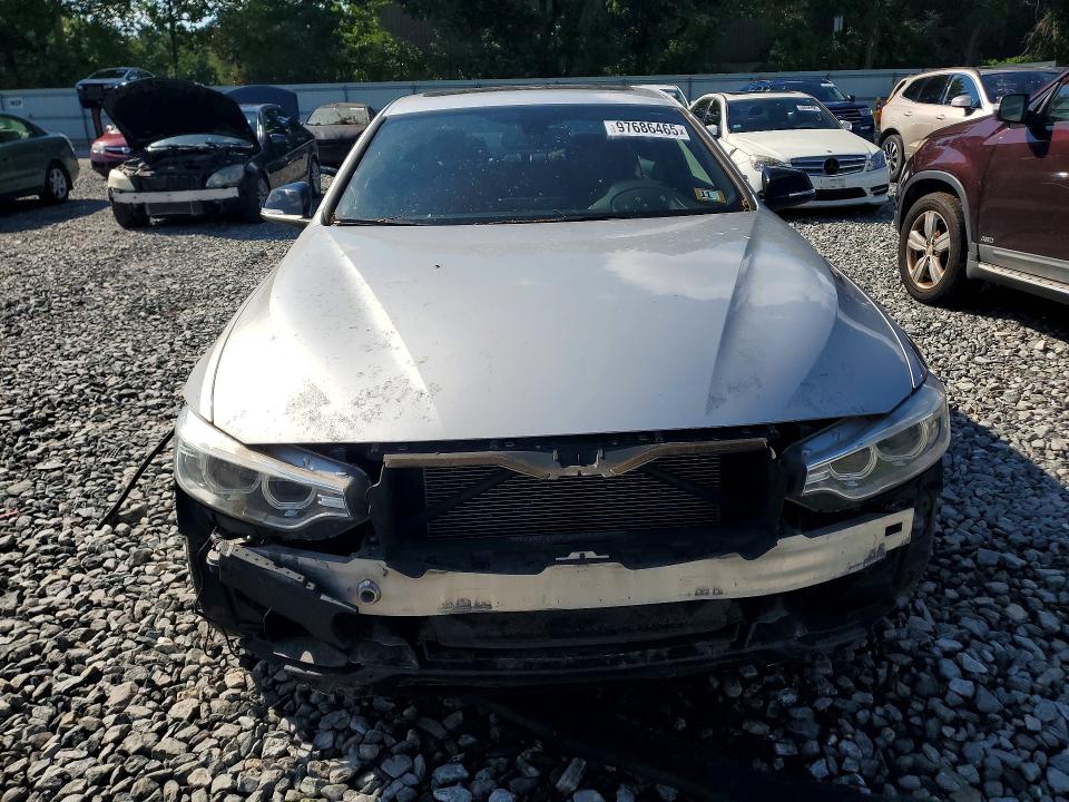 2014 BMW 4 series VIN WBA3R5C57EK188449 COPART salvage auction — NORMAL WEAR, NH - CERTIFICATE OF TITLE (P), sold $3,400 on 2026-07-09 (photo 5)