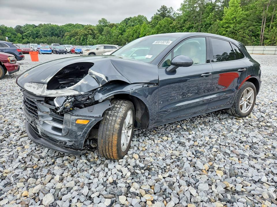 2019 Porsche Macan VIN WP1AB2A56KLB33284 COPART salvage auction — FRONT END, GA - CERT OF TITLE-SALVAGE, sold $7,800 on 2026-07-02 (photo 1)