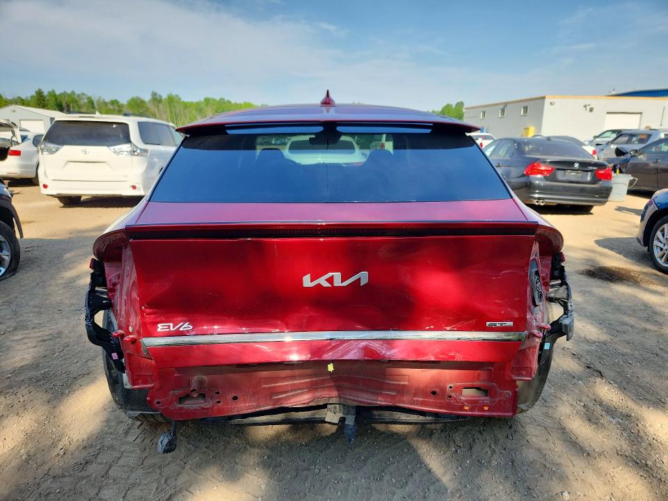 2024 Kia Ev6 VIN KNDC4DLC6R5197819 COPART salvage auction — REAR END, ON - PERMIT SALVAGE, sold $16,350 on 2026-08-20 (photo 6)