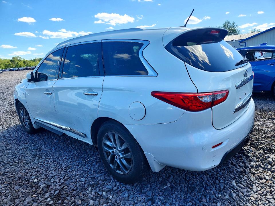 2015 Infiniti Qx60 VIN 5N1AL0MM2FC551414 COPART salvage auction — FRONT END, Il - Certificate Of Title, sold $575 on 2026-08-03 (photo 2)