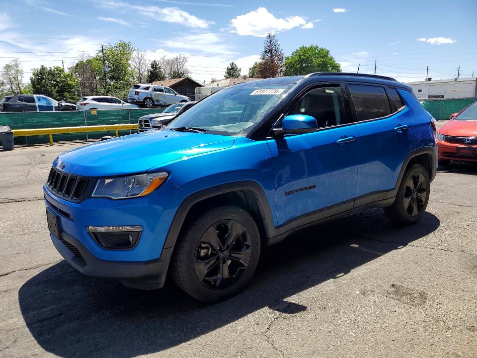 2021 Jeep Compass VIN 3C4NJDBB3MT512661 — COPART salvage auction photo