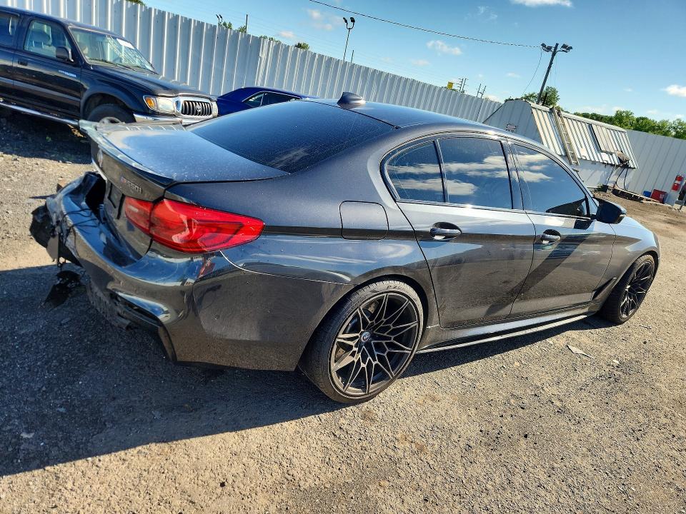 2020 BMW M5 VIN WBAJS7C02LCE14810 COPART salvage auction — REAR END, Ct - Cert Of Title-Salvage, sold $13,600 on 2026-07-10 (photo 3)