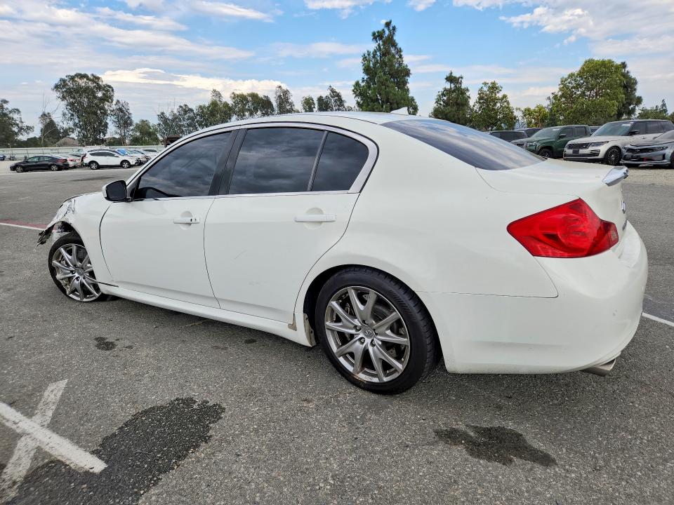 2013 Infiniti G VIN JN1CV6AP8DM717471 COPART salvage auction — FRONT END, Ca - Salvage Certificate, sold $1,700 on 2026-07-07 (photo 2)