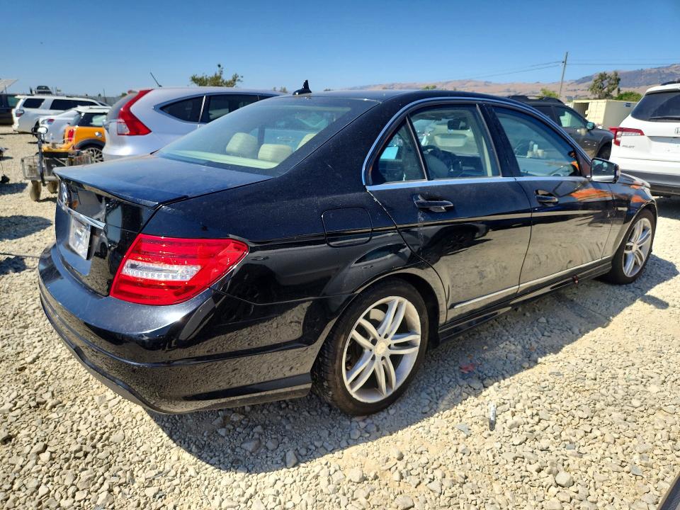 2014 Mercedes-benz C class VIN WDDGF4HB0ER306389 COPART salvage auction — FRONT END, CA - SALVAGE CERTIFICATE, sold $700 on 2026-08-06 (photo 3)