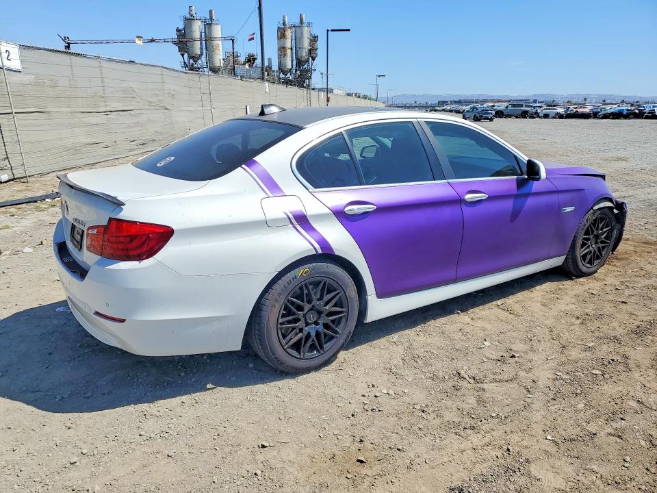 2013 BMW 5er VIN WBAXG5C56DD232113 COPART salvage auction — FRONT END, Ca - Salvage Certificate, sold $1,100 on 2026-07-31 (photo 3)