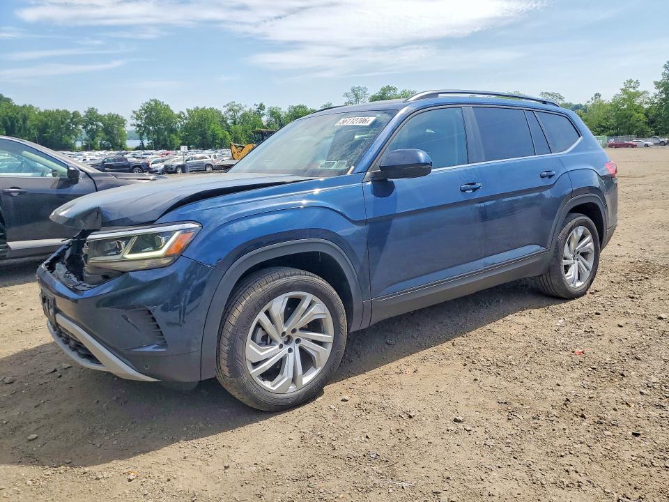 2021 Volkswagen Atlas VIN 1V2KR2CAXMC607220 COPART salvage auction — FRONT END, Ny - Mv-907A Salvage Certificate, sold $5,300 on 2026-07-02 (photo 1)