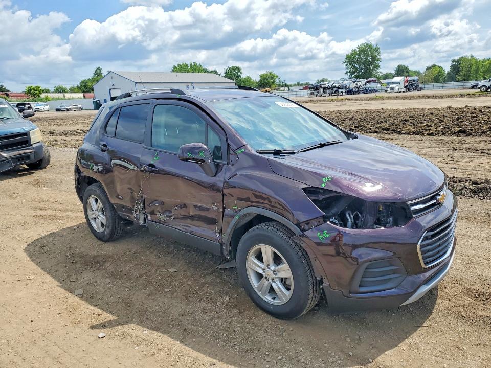 2021 Chevrolet Trax VIN KL7CJPSBXMB347635 COPART salvage auction — FRONT END, OH - CERT OF TITLE-SALVAGE, sold $825 on 2026-07-23 (photo 4)