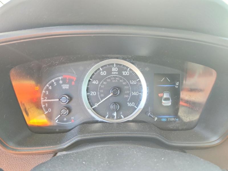 2022 Toyota Corolla VIN 5YFEPMAEXNP345536 COPART salvage auction — FRONT END, GA - CERT OF TITLE-SALVAGE, sold $1,050 on 2026-07-28 (photo 9)
