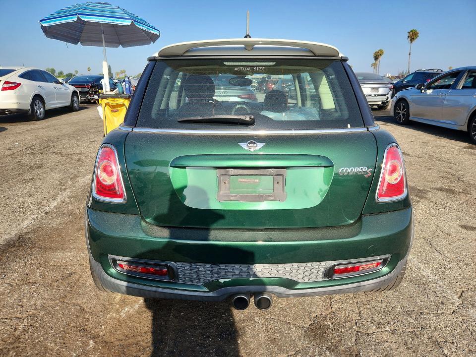 2013 Mini VIN WMWSV3C53DT475694 COPART salvage auction — FRONT END, Ca - Salvage Certificate, sold $525 on 2026-07-10 (photo 6)