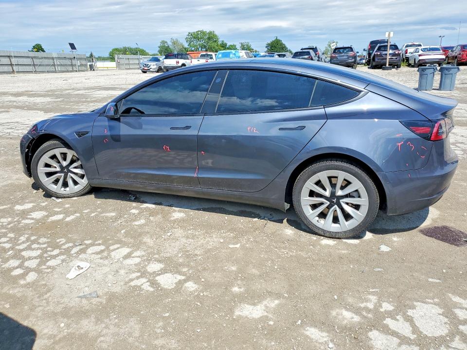 2022 Tesla Model 3 VIN 5YJ3E1EB5NF288105 COPART salvage auction — UNDERCARRIAGE, In - Cert Of Title-Salvage Title, sold $150 on 2026-07-24 (photo 2)