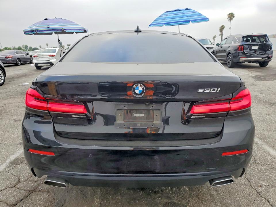 2023 BMW 5er VIN WBA53BH04PCM53976 COPART salvage auction — FRONT END, Ca - Salvage Certificate, sold $11,700 on 2026-07-28 (photo 6)