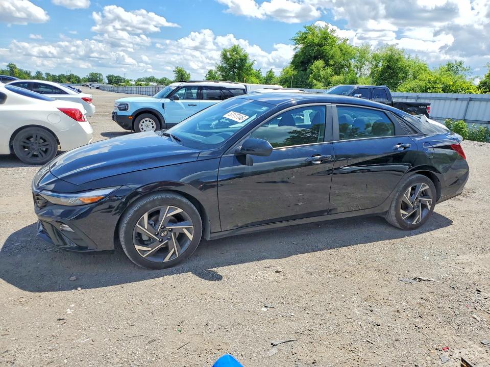 2024 Hyundai Elantra VIN KMHLM4DG3RU775376 COPART salvage auction — SIDE, On - Permit No Brand - Unfit, sold $7,600 on 2026-07-14 (photo 1)