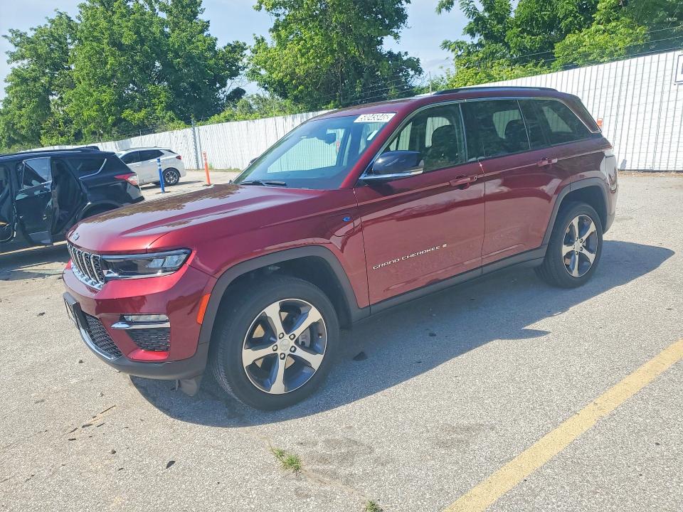 2023 Jeep Grand cherokee VIN 1C4RJYB63P8795044 COPART salvage auction — FRONT END, MO - CERTIFICATE OF TITLE, sold $16,800 on 2026-07-09 (photo 1)