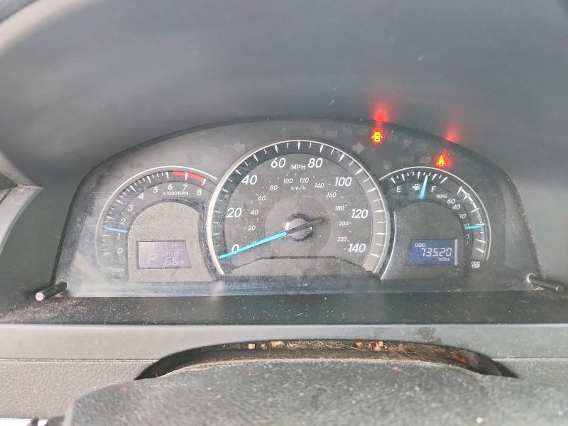 2012 Toyota Camry VIN 4T4BF1FK2CR262994 COPART salvage auction — FRONT END, Il - Salvage Certificate, sold $3,400 on 2026-07-24 (photo 9)