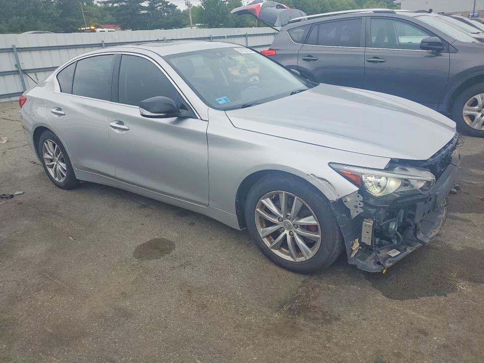 2017 Infiniti VIN JN1EV7AR8HM832450 COPART salvage auction — FRONT END, Wv - Salvage Certificate, sold $3,600 on 2026-07-30 (photo 4)