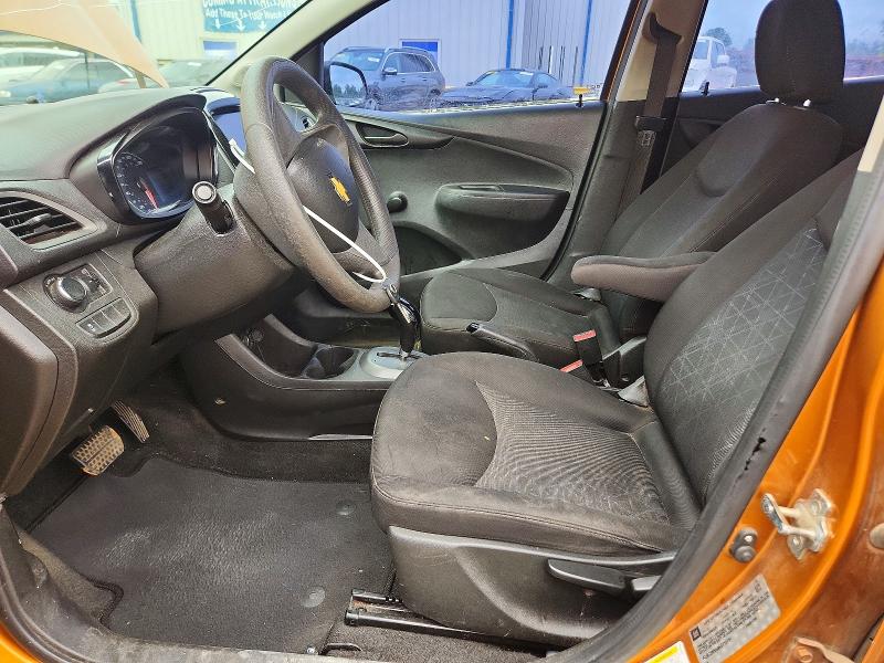 2019 Chevrolet Spark VIN KL8CB6SA8KC715781 COPART salvage auction — FRONT END, MS - CERT OF TITLE-SALVAGED, sold $850 on 2026-07-24 (photo 7)