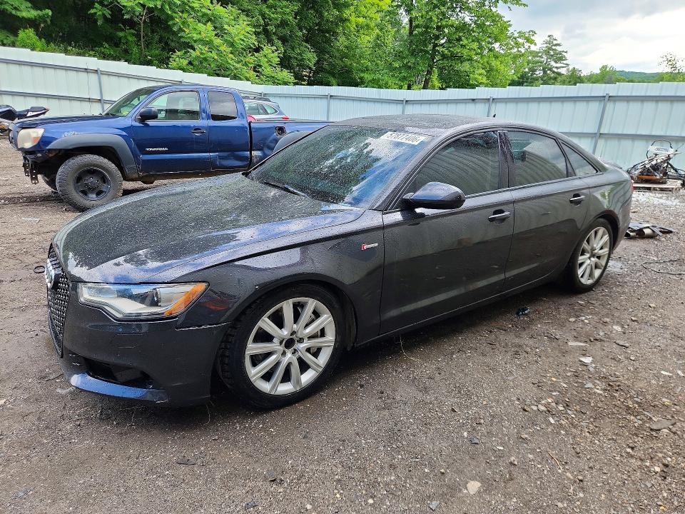 2013 Audi A6 VIN WAUGGAFC3DN018144 COPART salvage auction — FRONT END, Vt - Cert Of Title-Salvage Vehicle, sold $900 on 2026-07-20 (photo 1)