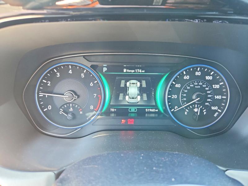 2022 Hyundai VIN KM8R4DHE3NU379820 COPART salvage auction — SIDE, Nj - Cert Of Title-Salvage, sold $9,800 on 2026-07-31 (photo 9)