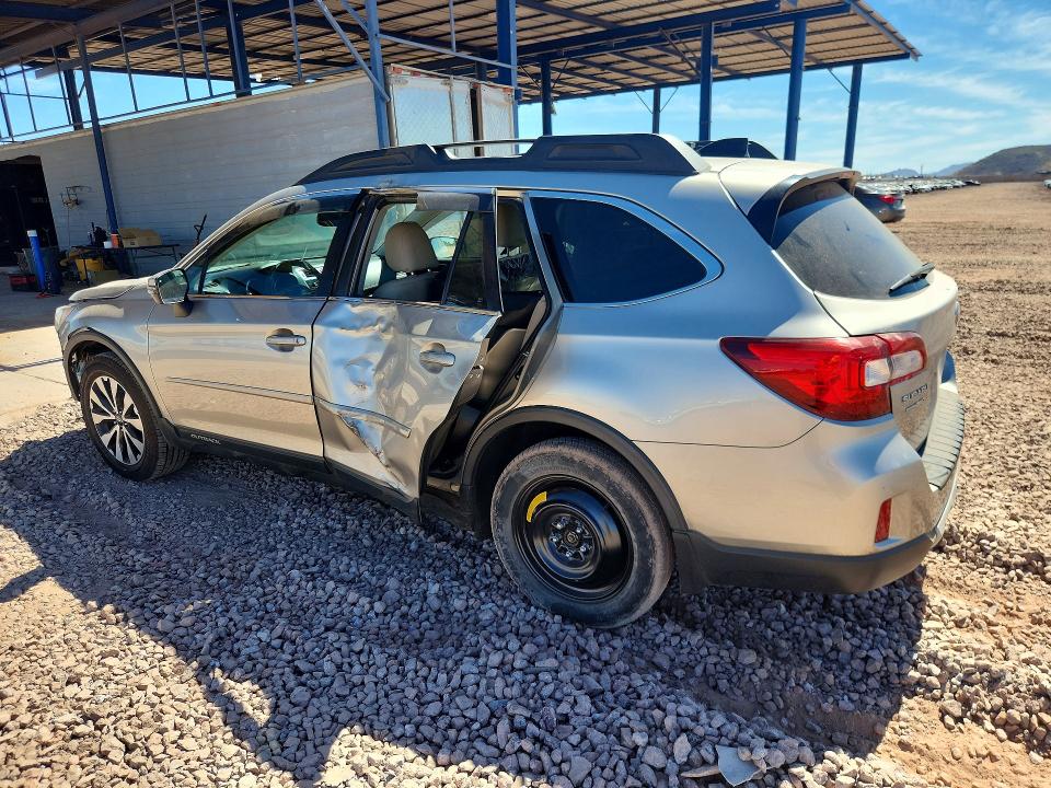 2016 Subaru VIN 4S4BSANCXG3235778 COPART salvage auction — SIDE, AZ - CERT OF TITLE - SALVAGE, sold $2,850 on 2026-07-02 (photo 2)