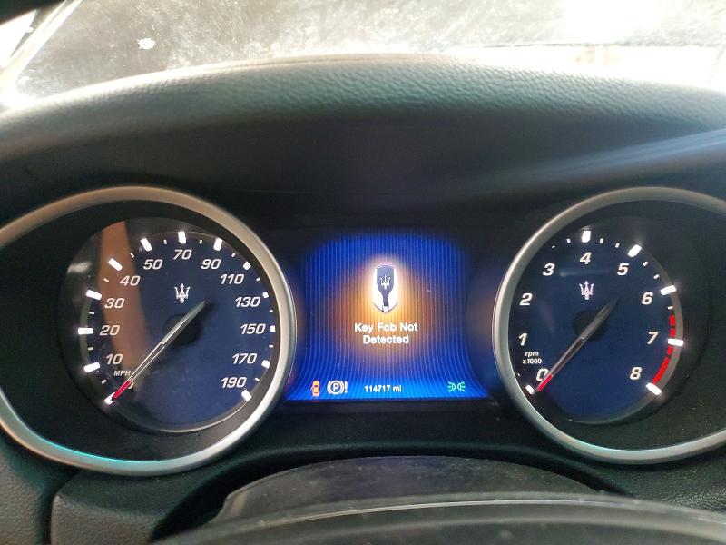 2014 Maserati Ghibli VIN ZAM57XSA4E1112149 COPART salvage auction — UNDERCARRIAGE, Nc - Dealer Only Clean Title, sold $4,600 on 2026-07-29 (photo 9)