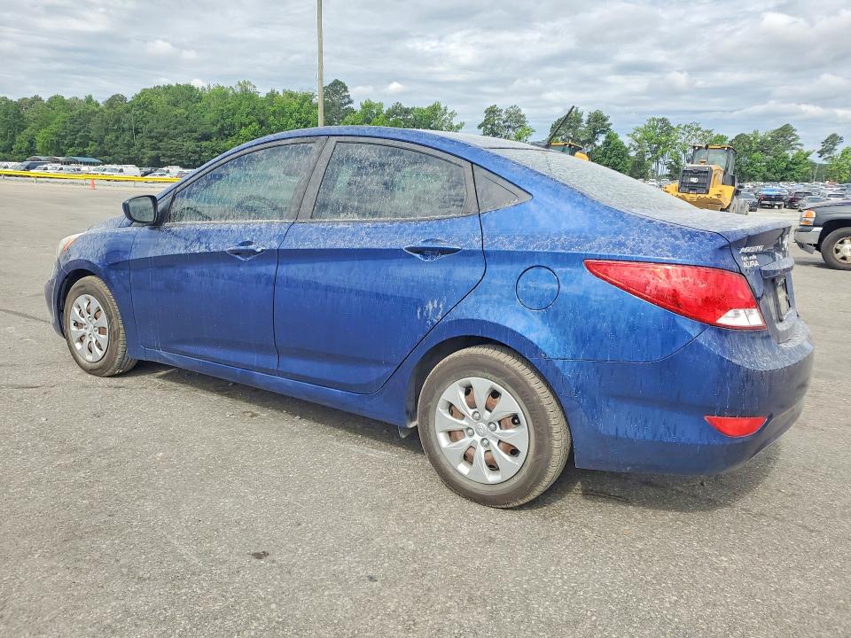 2017 Hyundai Accent VIN KMHCT4AE5HU223849 COPART salvage auction — FRONT END, Nc - Salvage Certificate Of Title, sold $325 on 2026-07-23 (photo 2)
