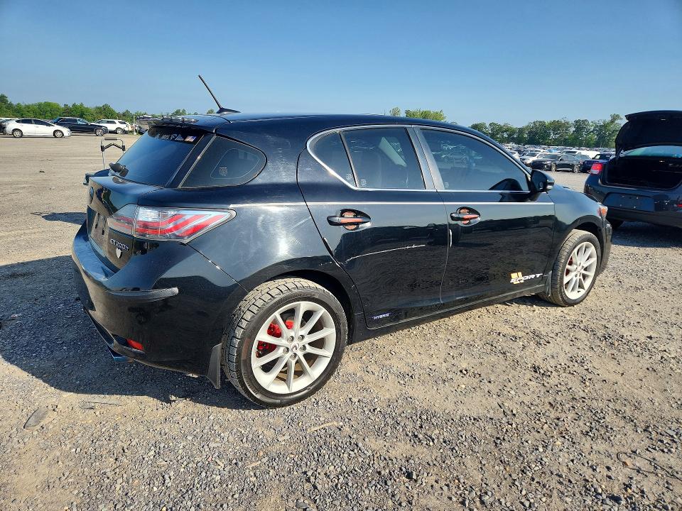 2013 Lexus Ct VIN JTHKD5BH7D2163671 COPART salvage auction — SIDE, Va - Certificate Of Title, sold $4,200 on 2026-07-08 (photo 3)
