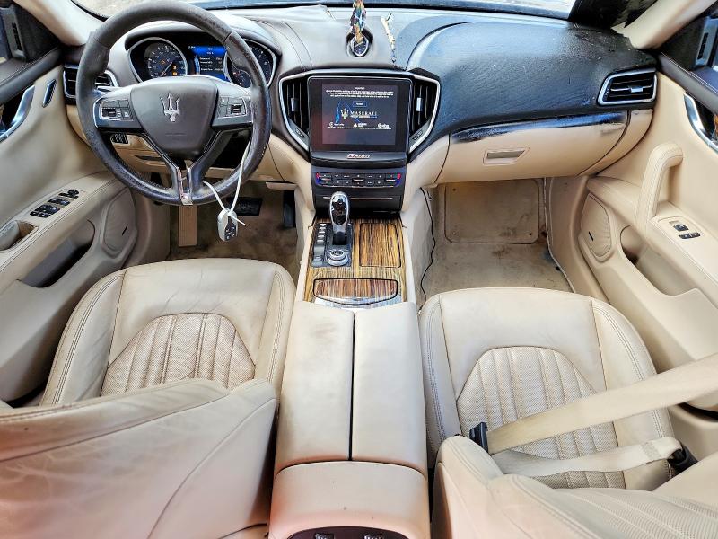 2017 Maserati Ghibli VIN ZAM57RSLXH1205243 COPART salvage auction — MINOR DENT/SCRATCHES, Va - Certificate Of Title (P), sold $8,400 on 2026-07-27 (photo 8)