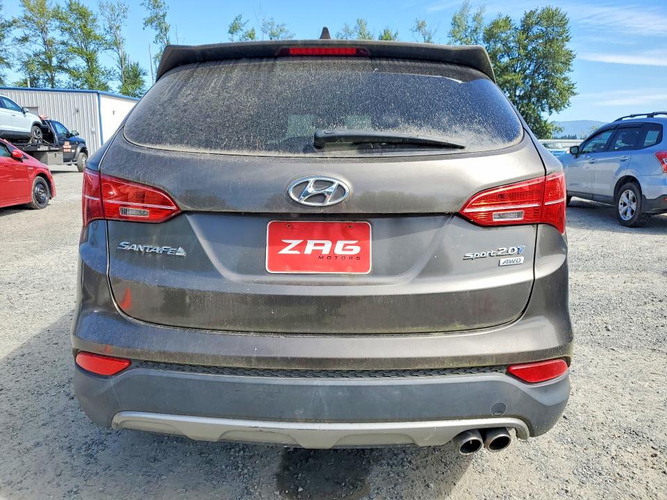 2013 Hyundai Santa fe VIN 5XYZWDLA8DG008252 COPART salvage auction — MINOR DENT/SCRATCHES, Wa - Vehicle Cert Of Ownership-Titl, sold $1,050 on 2026-07-13 (photo 6)