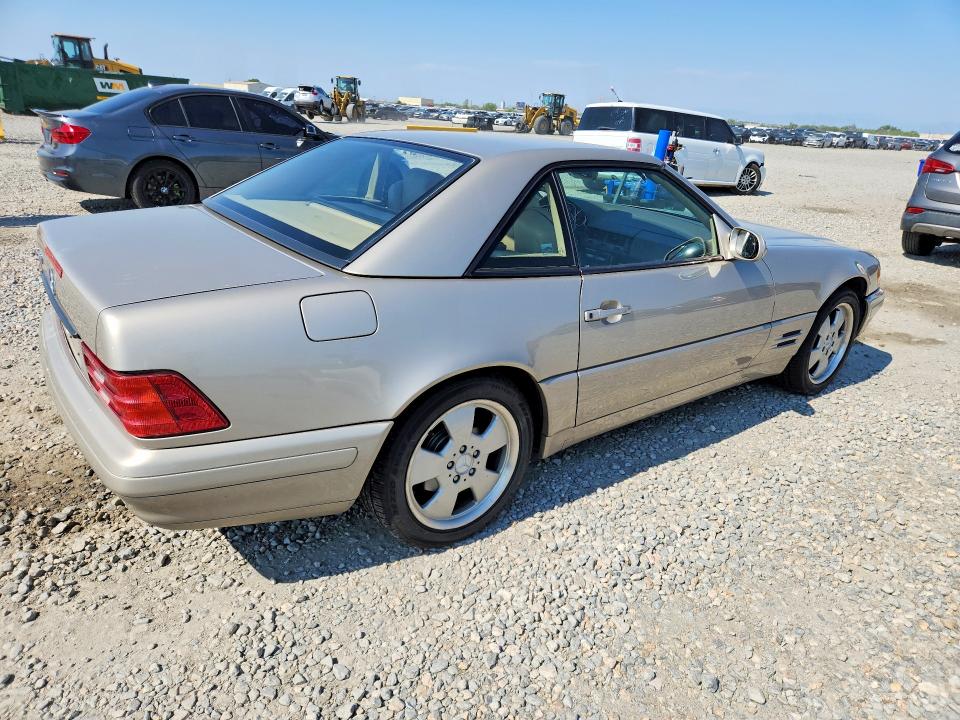 1999 Mercedes-benz Sl-class VIN WDBFA68F2XF186519 COPART salvage auction — REAR END, Co - Salvage Title, sold $5,300 on 2026-07-28 (photo 3)