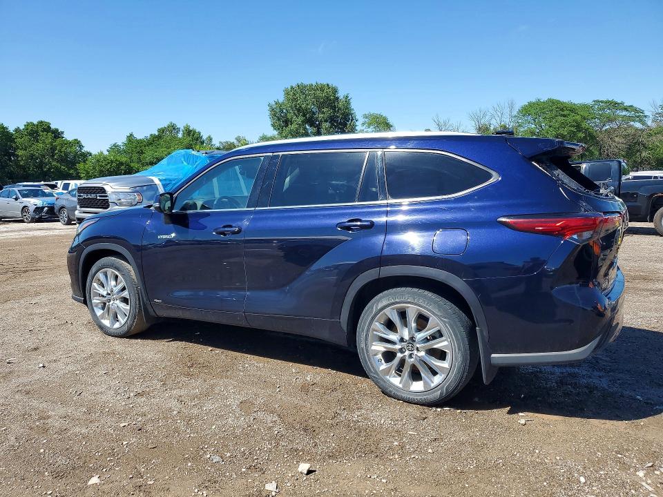 2021 Toyota Highlander VIN 5TDDBRCH9MS536577 COPART salvage auction — REAR END, Ia - Cert Of Title-Salvage Title, sold $19,000 on 2026-07-31 (photo 2)
