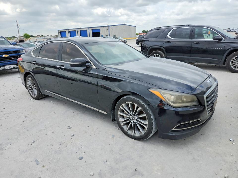 2015 Hyundai VIN KMHGN4JE2FU100437 COPART salvage auction — FRONT END, Tx - Certificate Of Title (P), sold $475 on 2026-07-09 (photo 4)