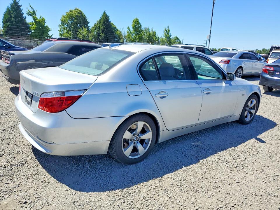2006 BMW 5er VIN WBANE53596CK81070 COPART salvage auction — SIDE, Or - Salvage Title Certificate, sold $425 on 2026-07-28 (photo 3)