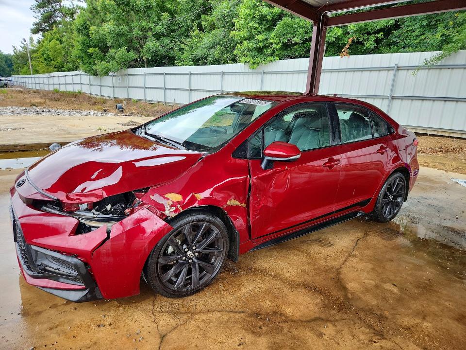 2025 Toyota Corolla VIN 5YFS4MCE2SP229588 COPART salvage auction — FRONT END, MS - CERTIFICATE OF TITLE, sold $2,250 on 2026-07-28 (photo 1)