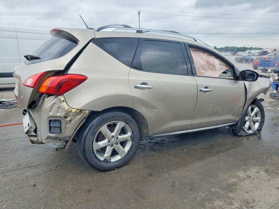 2010 Nissan Murano VIN JN8AZ1MU4AW014189 COPART salvage auction — FRONT END, TN - SALVAGE CERTIFICATE, sold $550 on 2026-07-20 (photo 3)