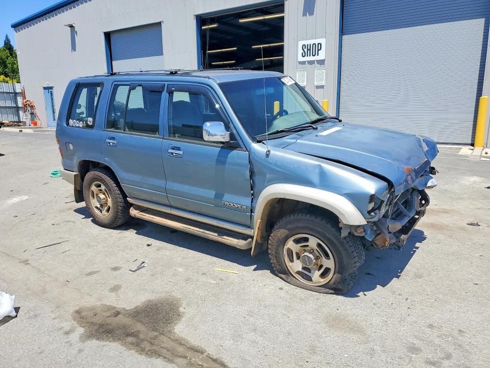 1997 Isuzu Trooper VIN JACDJ58V3V7906748 COPART salvage auction — FRONT END, CA - SALVAGE CERTIFICATE, sold $100 on 2026-07-16 (photo 4)