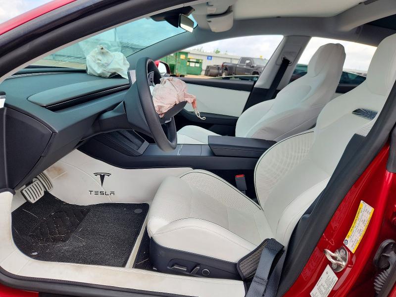2024 Tesla Model 3 VIN 5YJ3E1ET5RF830219 COPART salvage auction — FRONT END, Tx - Salvage Vehicle Title, sold $16,100 on 2026-07-27 (photo 7)
