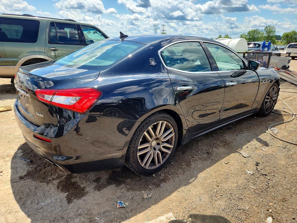 2018 Maserati Ghibli VIN ZAM57YTL0J1293296 COPART salvage auction — FRONT END, Il - Salvage Certificate, sold $3,950 on 2026-08-14 (photo 3)
