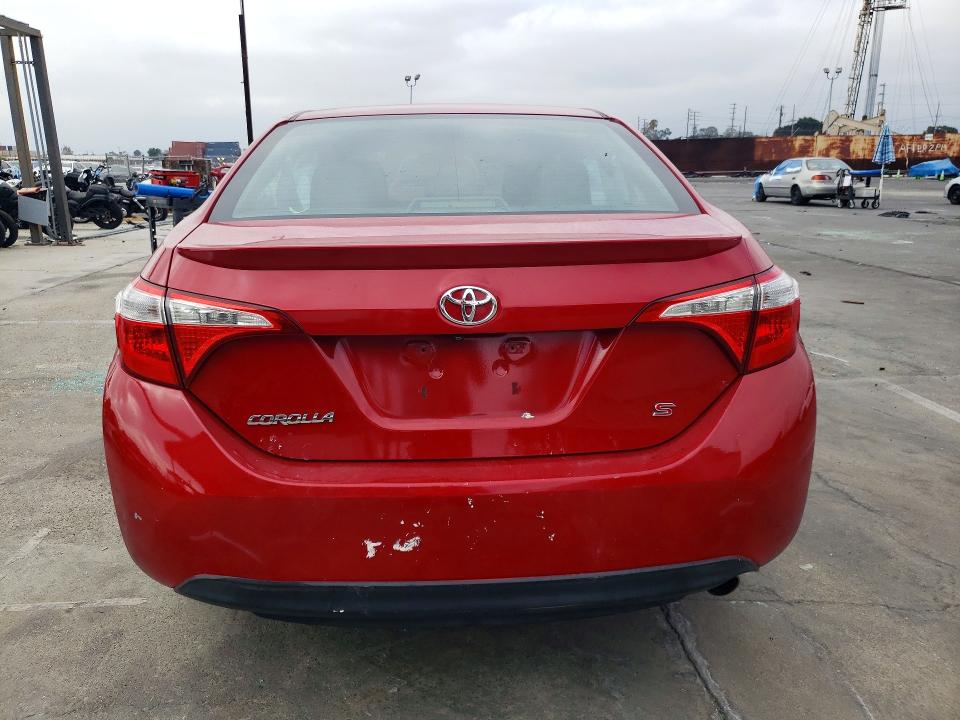 2014 Toyota VIN 5YFBURHE1EP162623 COPART salvage auction — FRONT END, Ca - Salvage Certificate, sold $1,850 on 2026-07-08 (photo 6)