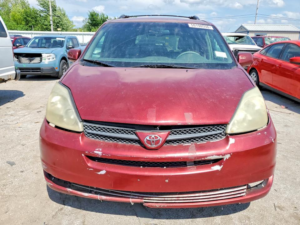 2005 Toyota Sienna VIN 5TDZA22C75S366193 COPART salvage auction — FRONT END, In - Certificate Of Title, sold $550 on 2026-07-06 (photo 5)